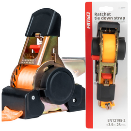 Pas transportowy z automatycznym zwijaczem 640kg 25mm 3,5m J-TYPE AMIO