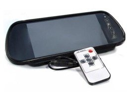 Wyświetlacz LCD 7 cali wbudowany w lusterko wsteczne do kamery cofania, dvd