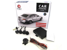 Czujniki cofania PARKOWANIA 4x sensory złącza SERWISOWE buzzer