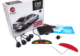 Czujniki cofania, 4 sensory, wyświetlacz LED