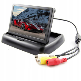 Monitor do samochodu 4,3" 12V składany