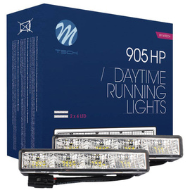 Światła do jazdy dziennej DRL 905 HP OSRAM LED 8x 1 Wat, niewielkie wymiary - tylko 125mm szerokości