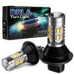 ŚWIATŁA DZIENNE DRL LED + kierunkowskaz PY21W BAU15S