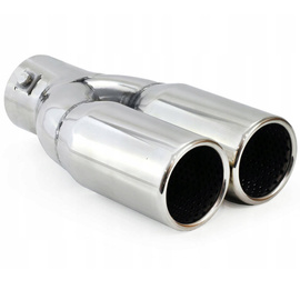 Końcówka tłumika wydechu ze stali nierdzewnej - chrom