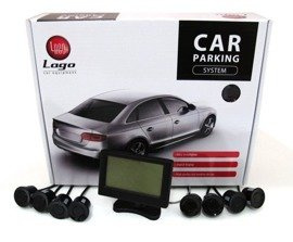 Czujniki parkowania z 8 sensorami i wyświetlaczem