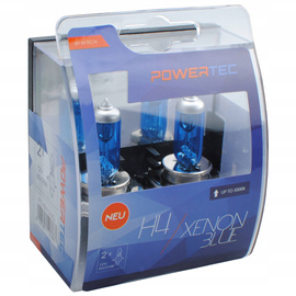 Żarówki halogenowe H4 55W Xenon Blue PowerTec
