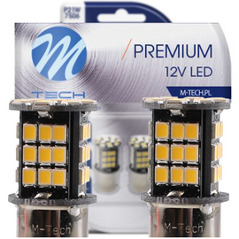 Dioda LED P21W 48xSMD2835 CANBUS 12V Biała