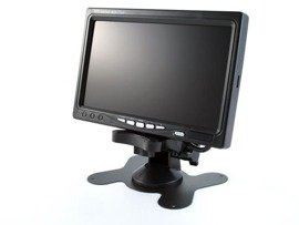 Duży, czytelny ekran monitor LCD 7 cali, 2 wejścia VIDEO, CP770 LCD